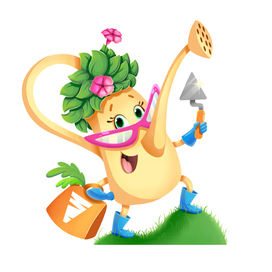 Бренд-персонаж для магазина садоводческих товаров