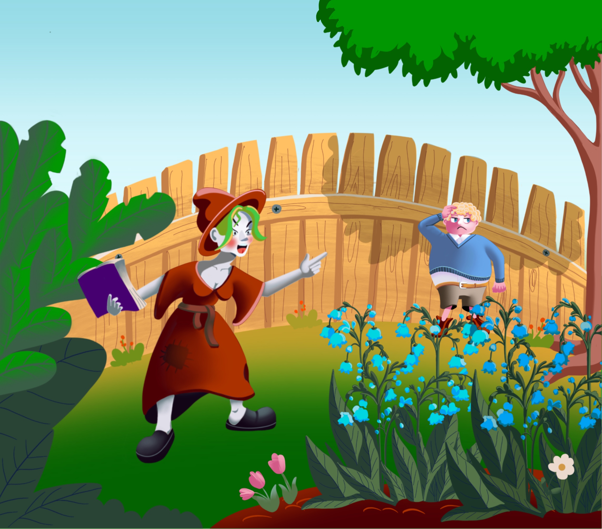 В саду у волшебницы