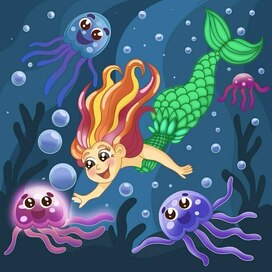 Приключения русалки