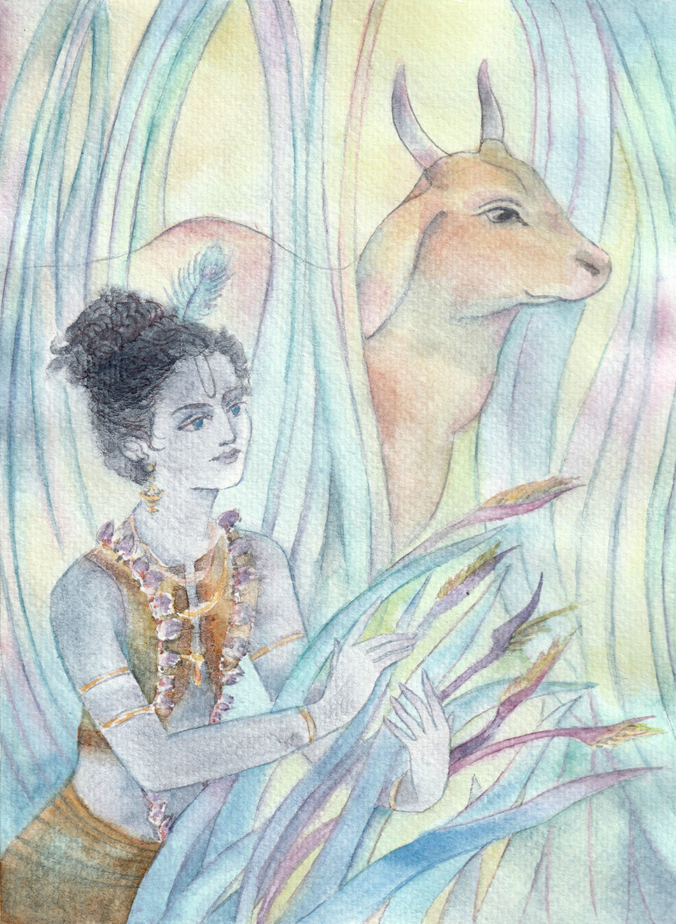 Кришна и корова