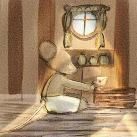 Мышонок нашел письмо