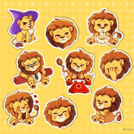 Стикеры для студии машиной вышивки