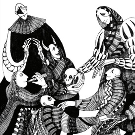 Иллюстрация к сборнику переводов С.Я. Маршака