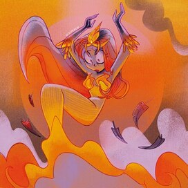 Огненная русалка