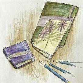 Скетч на коленке