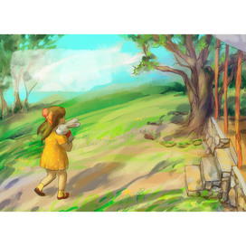 Иллюстрация к приключениям кролика Бан-Бана