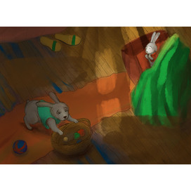 иллюстрация к приключениям кролика Бан-Бана