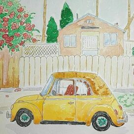 Машина на улице