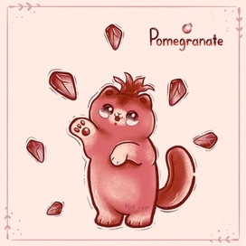 Фруктовый котик для упаковки масок для лица