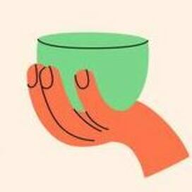 Чашка или бокал в руке