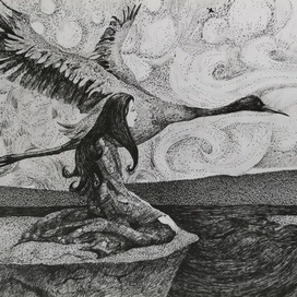 Журавлинные перья