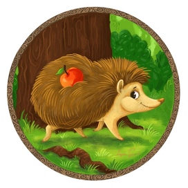 Ёжик с яблоком