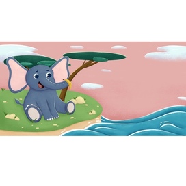 Разворот книжки-картинки про счет