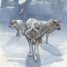 "Зимовье на студеной" (иллюстрация-фронтиспис) 