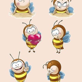 Стикерпак "Пчелки"-2