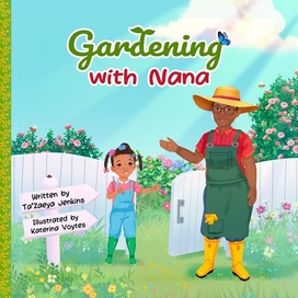 Дизайн обложки детской книги "Садоводство с Наной"