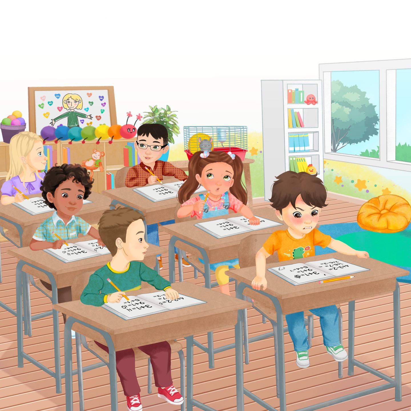 Иллюстрация для детской книги "Злой Артур"