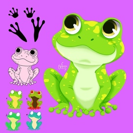 Лягушонка для игры - макси пазл