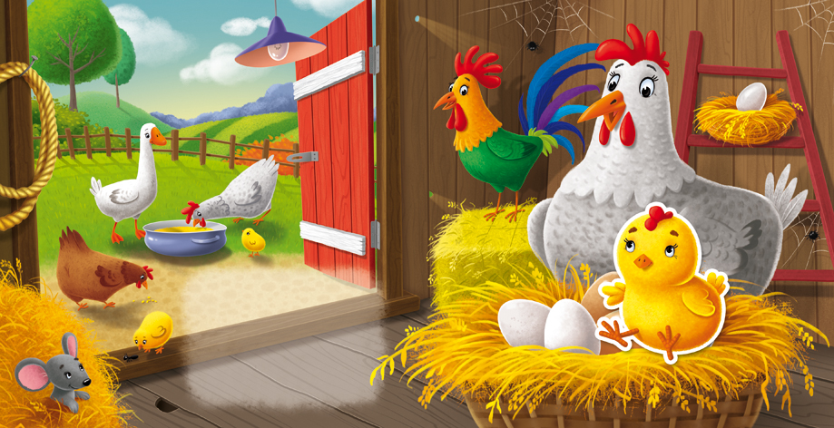 "Мамы и малыши" Книжка-сортер с героями на ленточках