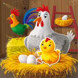 "Мамы и малыши" Книжка-сортер с героями на ленточках