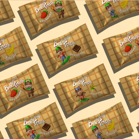 Упаковка для вафель «Веселый Тоша»