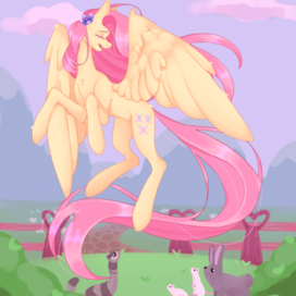 Флаттершай из mlp