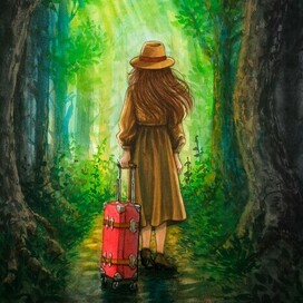 Путешествие к новой жизни. Иллюстрация для карт МАК