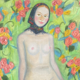 Розовый куст