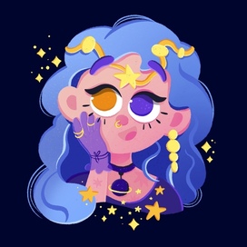 Иллюстрация с девушкой для dtiys 