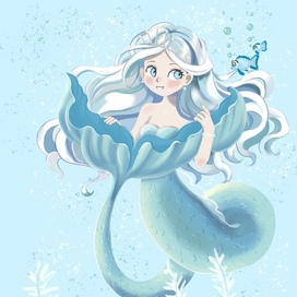 Русалка Снегурочка 