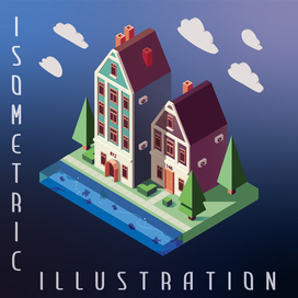 Иллюстрация в изометрии