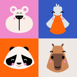 геометричные звери