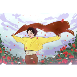 Девушка в саду