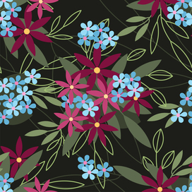 Цветочный паттерн