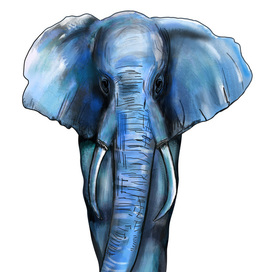 Голубой слон