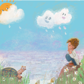 Черепаха Морюшка и мальчик Ванюшка