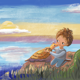 Черепаха Морюшка и мальчик Ванюшка 2