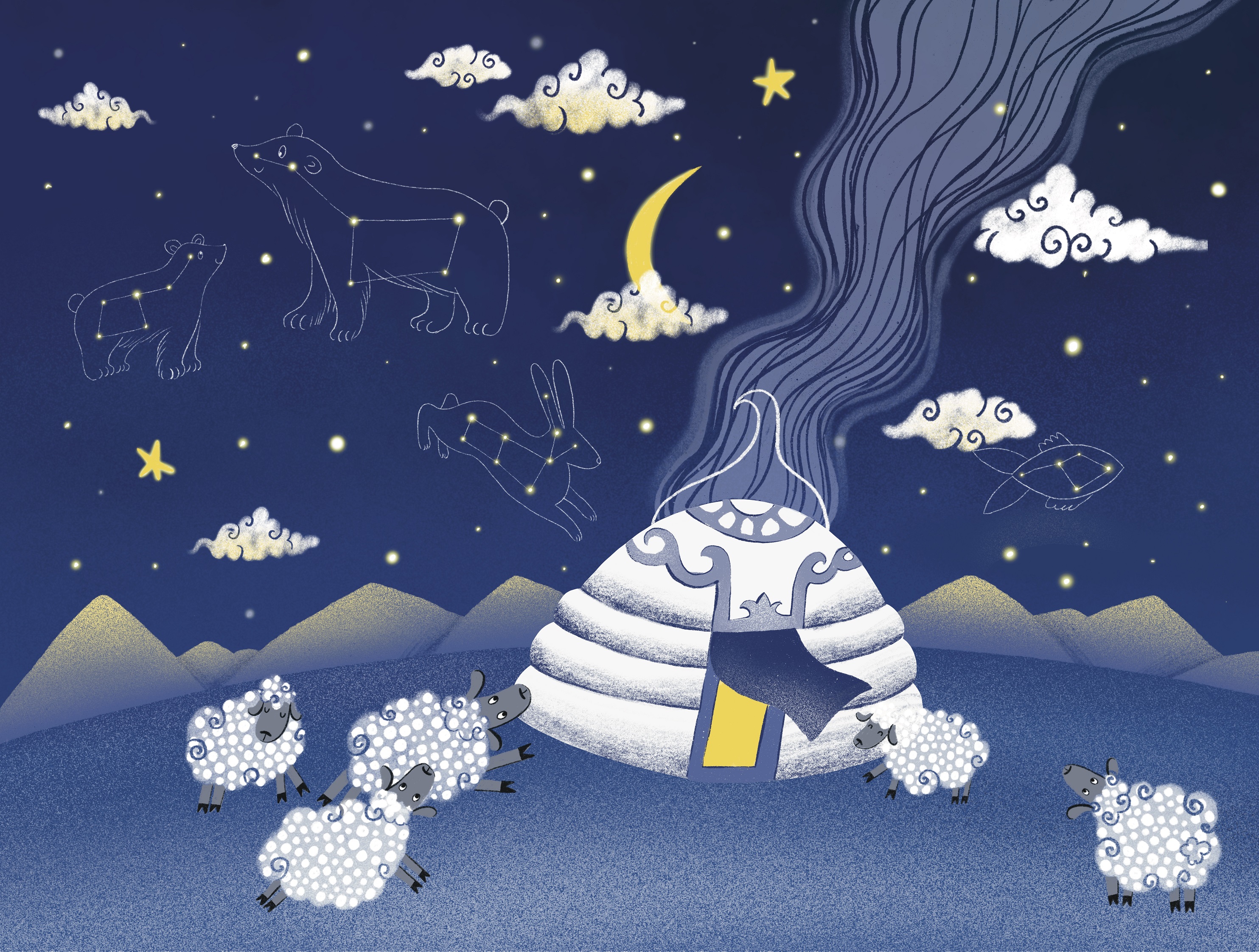 Монгольская ночь