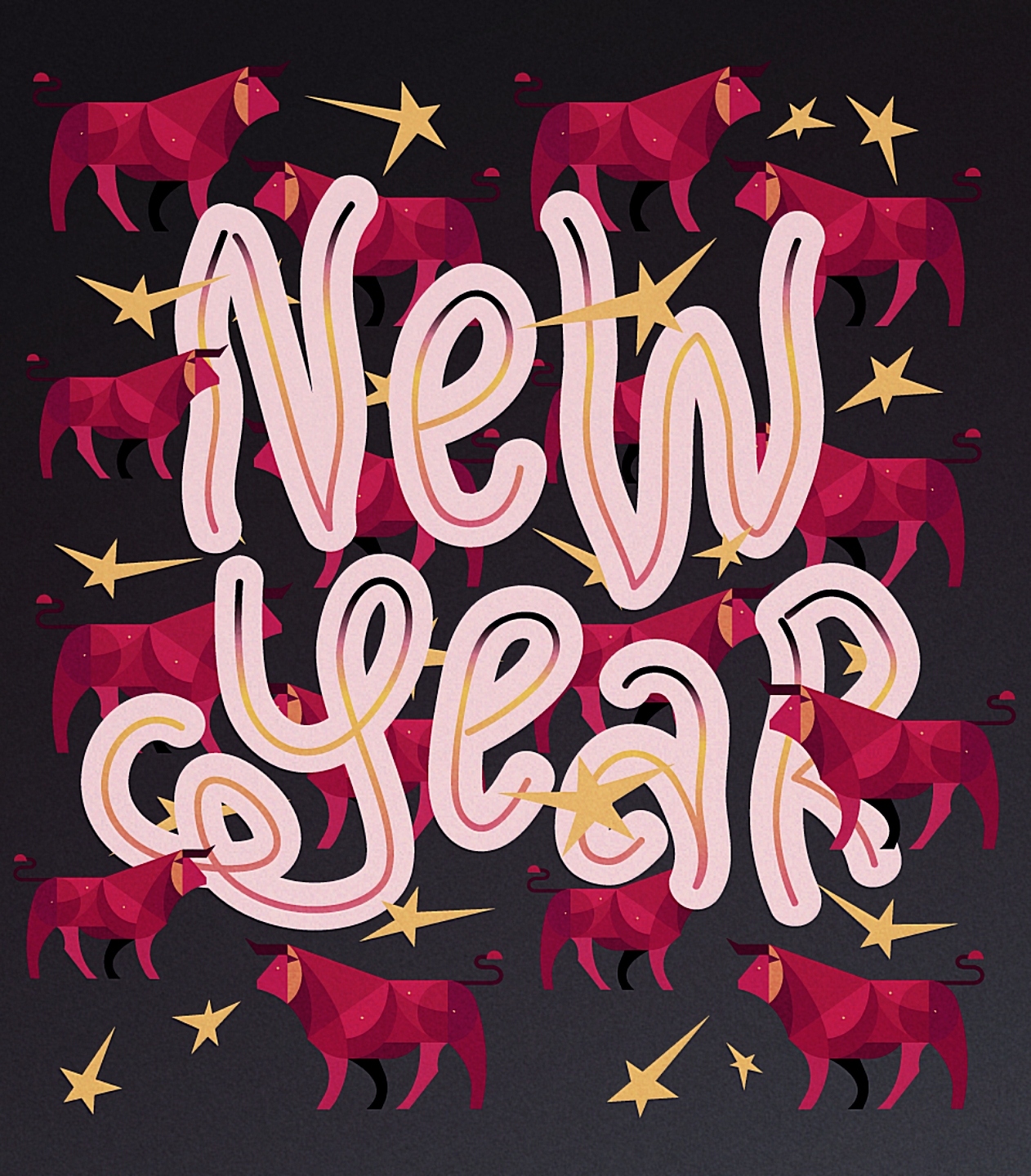 Открытка к новому году