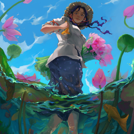 Сбор лотосов