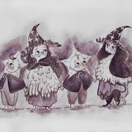 Акварельный набросок 