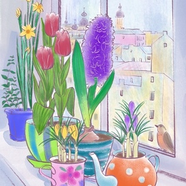 Весенние цветы