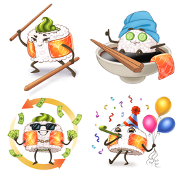 Дизайн персонажа Ролл Филадельфия