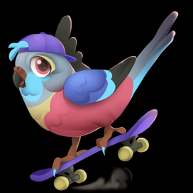 казуальный попугайчик