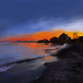 Пейзаж моря