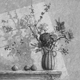 букет на камине