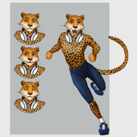 Маскот для спортивного фестиваля