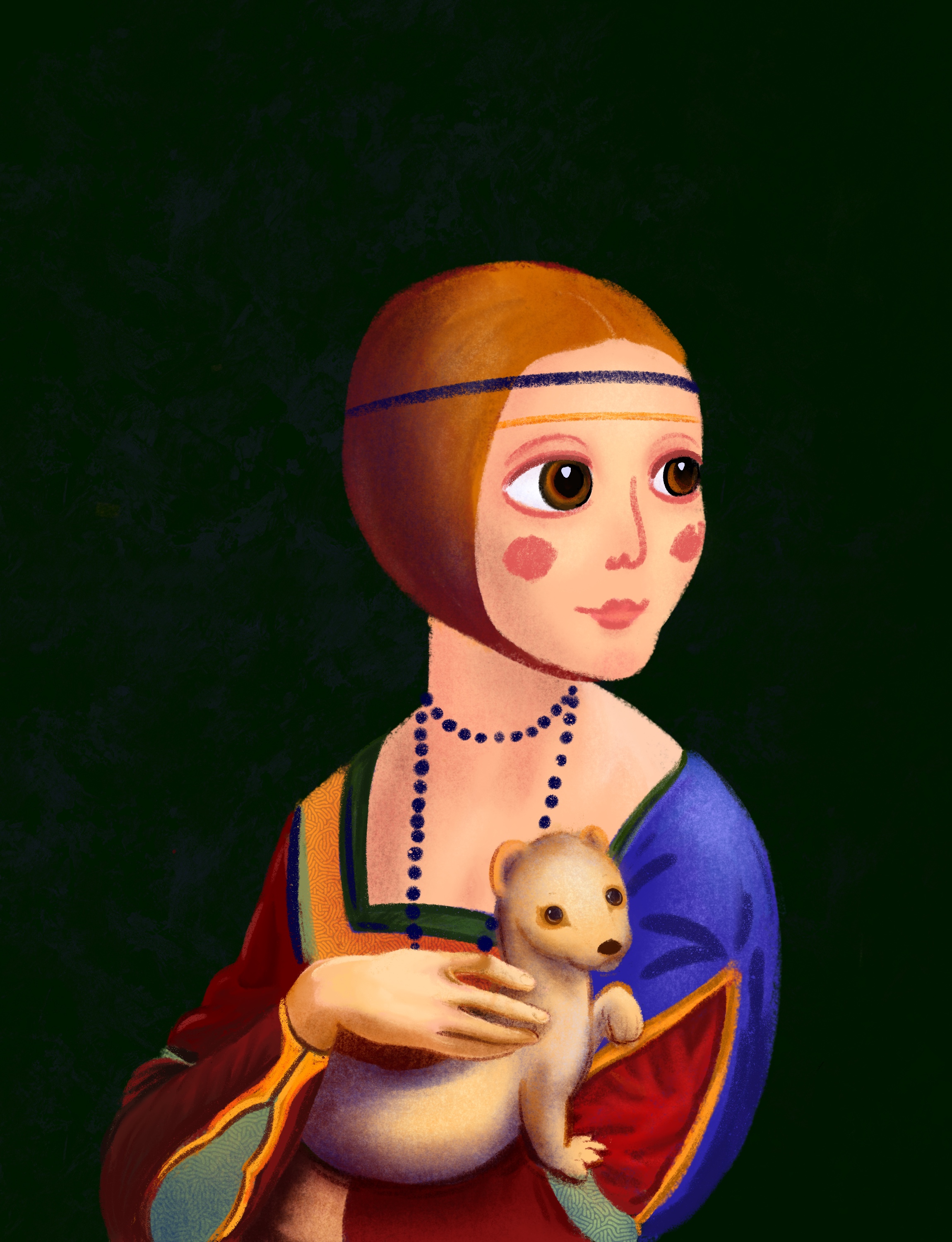 Дама с горностаем