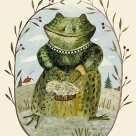 Лягушка Рисинка