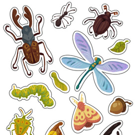 Стикерпак "Насекомые"